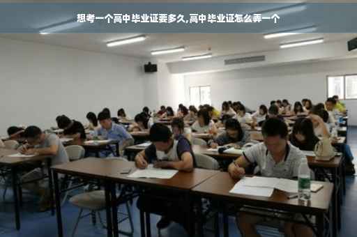 想考一个高中毕业证要多久,高中毕业证怎么弄一个