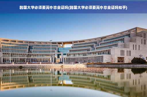 韩国大学必须要高中毕业证吗(韩国大学必须要高中毕业证吗知乎)