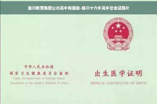 临川教育集团公办高中有哪些-临川十六中高中毕业证图片