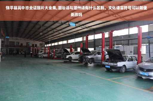 饶平县高中毕业证图片大全集,潮汕话与潮州话有什么区别，文化语言符号可以随便更改吗
