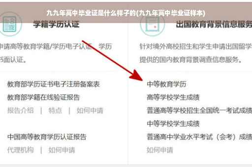 九九年高中毕业证是什么样子的(九九年高中毕业证样本)