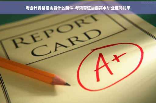 考会计资格证需要什么条件-考预算证需要高中毕业证吗知乎
