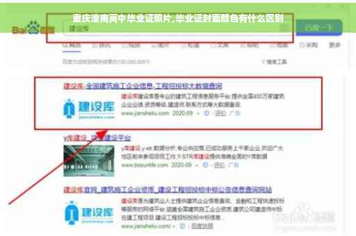 重庆潼南高中毕业证照片,毕业证封面颜色有什么区别