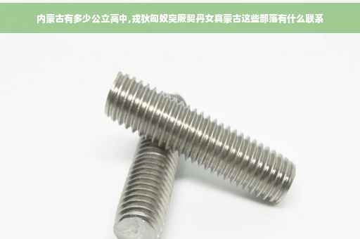 内蒙古有多少公立高中,戎狄匈奴突厥契丹女真蒙古这些部落有什么联系