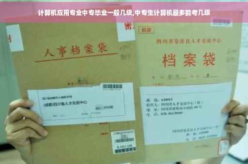 计算机应用专业中专毕业一般几级,中专生计算机最多能考几级