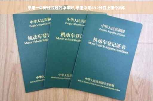 阜阳一中好还是城郊中学好,阜阳中考632分能上哪个高中