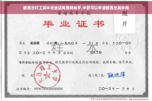 新西兰打工高中毕业证有用吗知乎,中职可以申请新西兰高中吗
