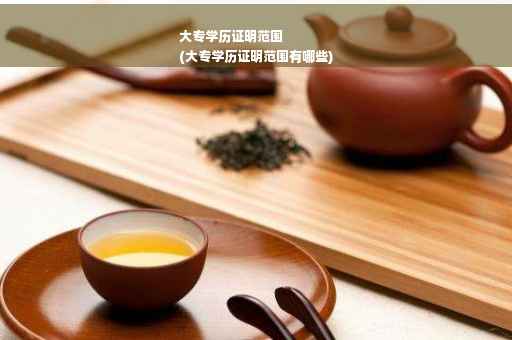 大专学历证明范围
(大专学历证明范围有哪些)