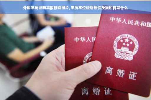 外国学历证明真假辨别图片,学历学位证明原件及复印件是什么