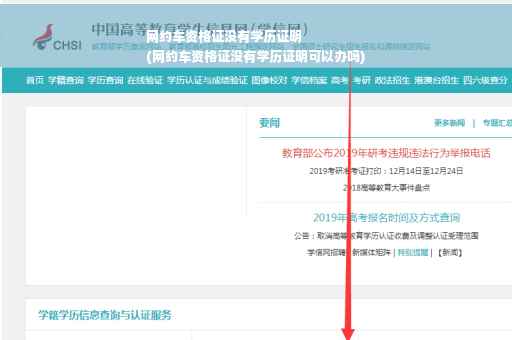 网约车资格证没有学历证明
(网约车资格证没有学历证明可以办吗)