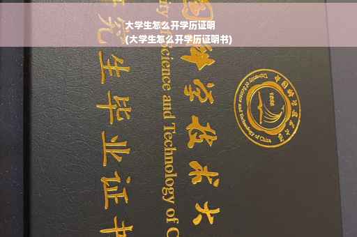 大学生怎么开学历证明
(大学生怎么开学历证明书)