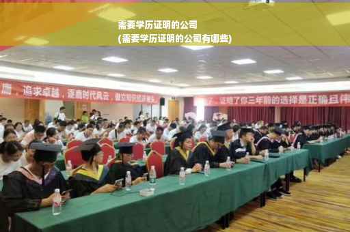 需要学历证明的公司
(需要学历证明的公司有哪些)