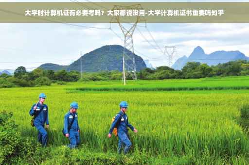 大学时计算机证有必要考吗？大家都说没用-大学计算机证书重要吗知乎