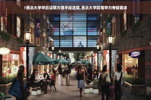 ?西北大学学历证明办理手续流程,西北大学同等学力考研要求