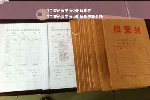 ?中专还要学历证明吗现在
?中专还要学历证明吗现在怎么办