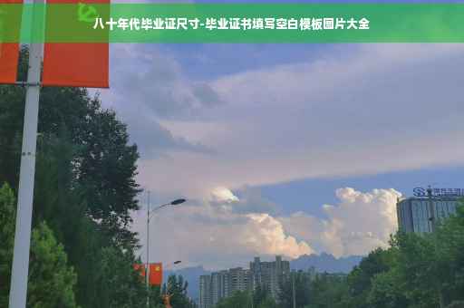 八十年代毕业证尺寸-毕业证书填写空白模板图片大全