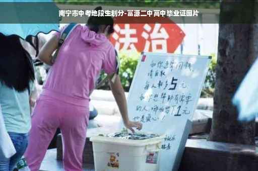 南宁市中考地段生划分-富源二中高中毕业证图片
