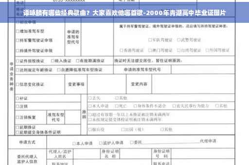 谭咏麟有哪些经典歌曲？大家喜欢他哪首歌-2000年青湖高中毕业证图片