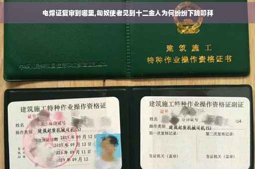 电焊证复审到哪里,匈奴使者见到十二金人为何纷纷下跪叩拜