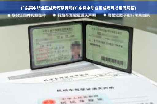 广东高中毕业证成考可以用吗(广东高中毕业证成考可以用吗现在)