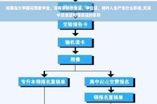 如果在大学期间荒废学业，没有拿到毕业证、学位证，将对人生产生什么影响,无高中毕业证和语言证的区别
