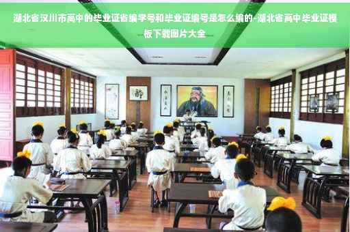 湖北省汉川市高中的毕业证省编学号和毕业证编号是怎么编的-湖北省高中毕业证模板下载图片大全