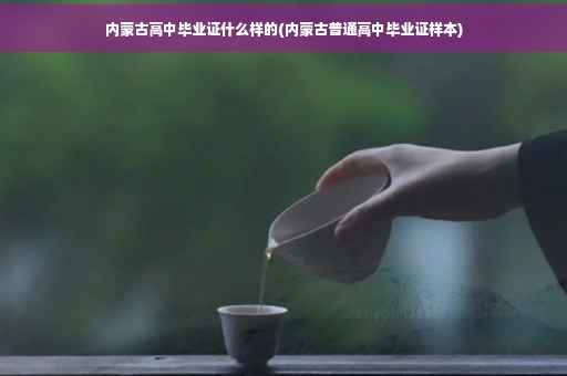 内蒙古高中毕业证什么样的(内蒙古普通高中毕业证样本) 内蒙古高中毕业证什么样的(内蒙古普通高中毕业证样本)