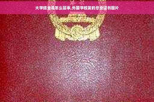 大学结业是怎么回事,外国学校发的毕业证书图片