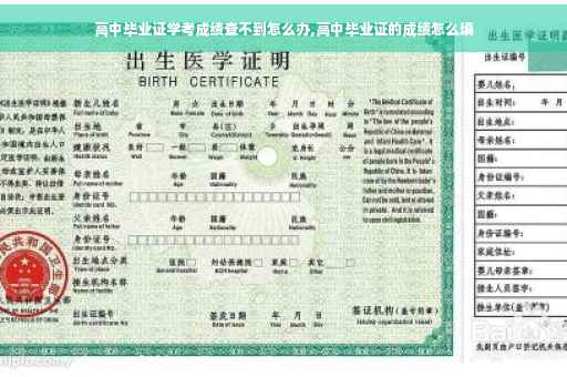 高中毕业证学考成绩查不到怎么办,高中毕业证的成绩怎么填