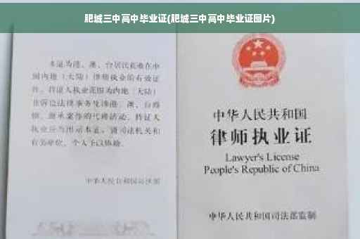 肥城三中高中毕业证(肥城三中高中毕业证图片)