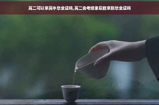 高二可以拿高中毕业证吗,高二会考结束后能拿到毕业证吗