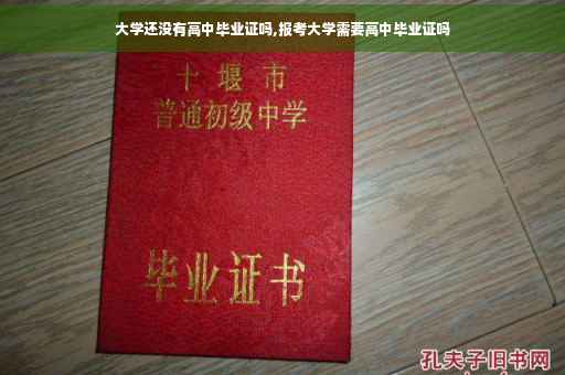 大学还没有高中毕业证吗,报考大学需要高中毕业证吗