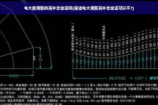 电大能用假的高中毕业证吗(报读电大用假高中毕业证可以不?)