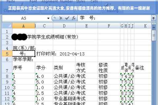 正阳县高中毕业证图片高清大全,安康有哪些漂亮的地方推荐，有图的来一组谢谢
