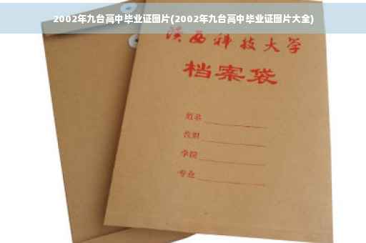 2002年九台高中毕业证图片(2002年九台高中毕业证图片大全)
