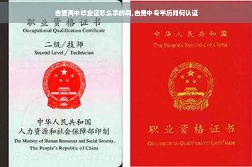 自费高中毕业证怎么拿的啊,自费中专学历如何认证
