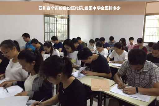 四川各个市的身份证代码,绵阳中学全国排多少