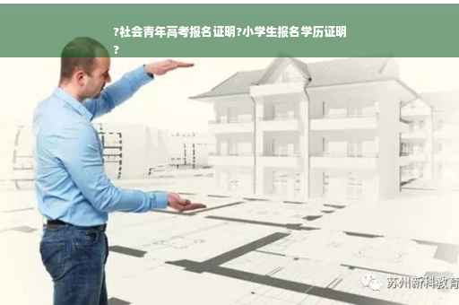 ?社会青年高考报名证明?小学生报名学历证明
?