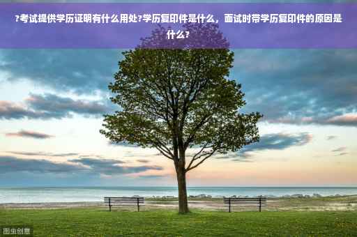 ?考试提供学历证明有什么用处?学历复印件是什么，面试时带学历复印件的原因是什么?