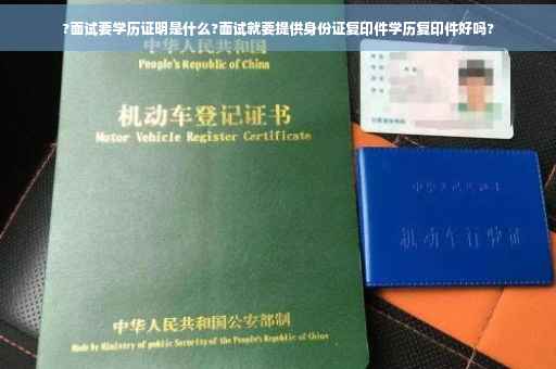 ?面试要学历证明是什么?面试就要提供身份证复印件学历复印件好吗?