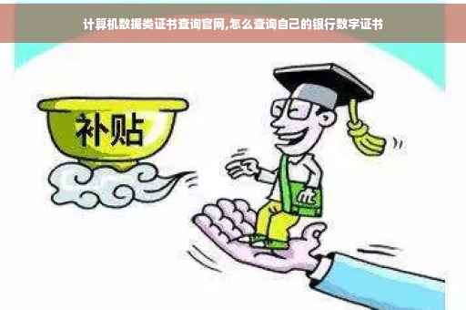 计算机数据类证书查询官网,怎么查询自己的银行数字证书