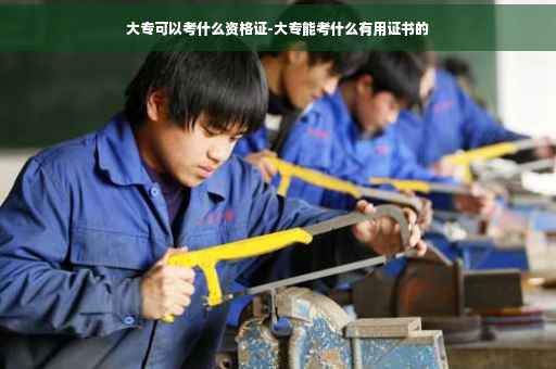 大专可以考什么资格证-大专能考什么有用证书的