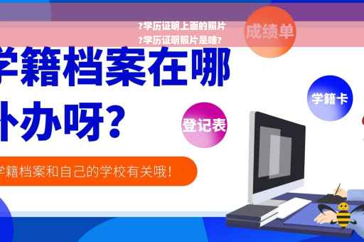 ?学历证明上面的照片
?学历证明照片是啥?