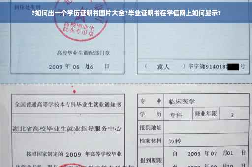 ?如何出一个学历证明书图片大全?毕业证明书在学信网上如何显示?