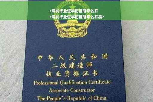 ?没发毕业证学历证明怎么开
?没发毕业证学历证明怎么开具?