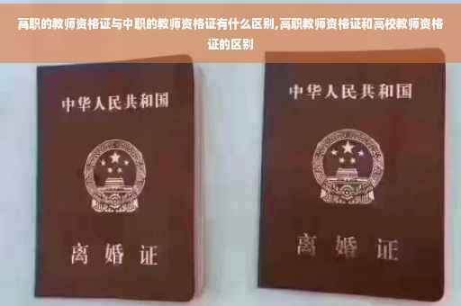 高职的教师资格证与中职的教师资格证有什么区别,高职教师资格证和高校教师资格证的区别