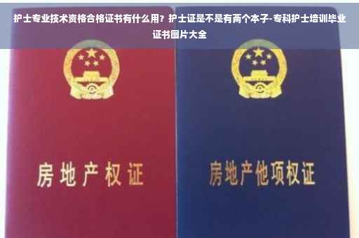 护士专业技术资格合格证书有什么用？护士证是不是有两个本子-专科护士培训毕业证书图片大全