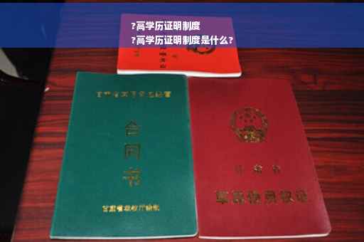 ?高学历证明制度
?高学历证明制度是什么? ?高学历证明制度
?高学历证明制度是什么?