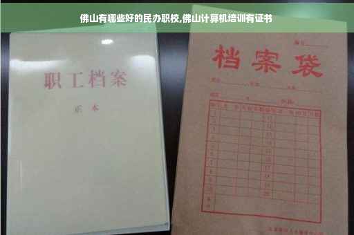 佛山有哪些好的民办职校,佛山计算机培训有证书