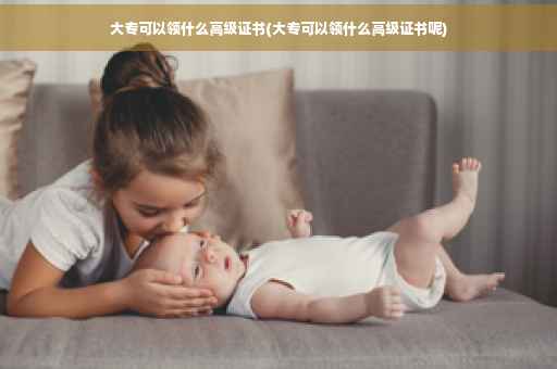 大专可以领什么高级证书(大专可以领什么高级证书呢)